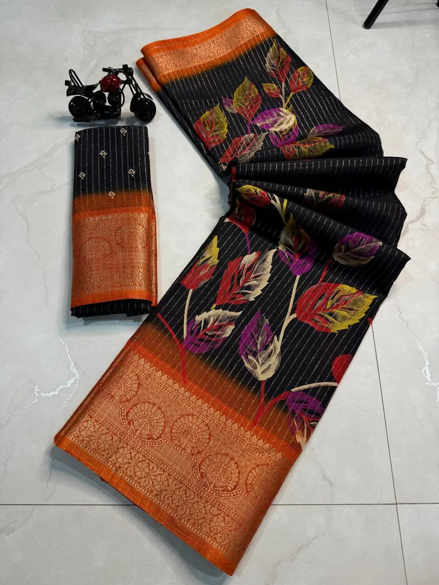 Rekko Silk Saree with Blouse – Elegant & Lightweight